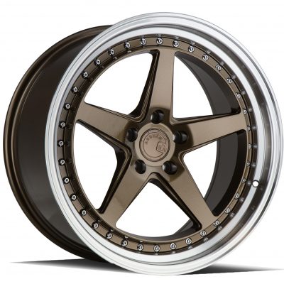 Aodhan DS05 Bronze w/ Machined Lip 18x9.5 (+35) 5x100