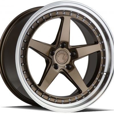 Aodhan DS05 Bronze w/ Machined Lip 19x9.5 (+15) 5x114.3