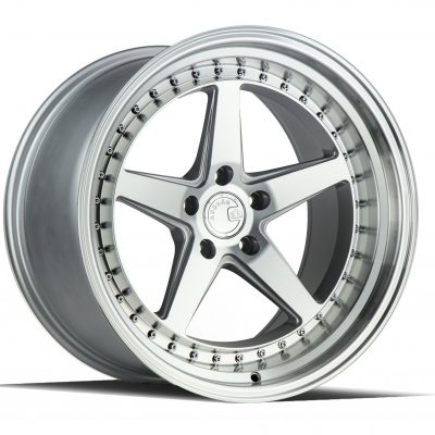 Aodhan DS05 Silver w/ Machined Face 18x10.5 (+15) 5x114.3