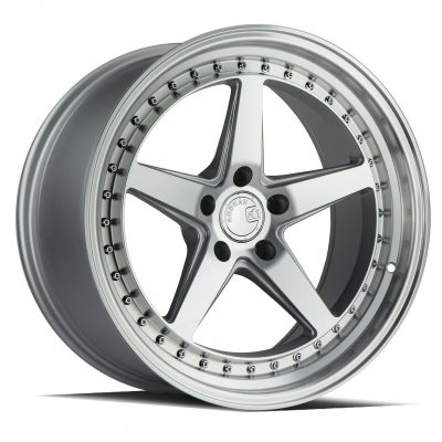 Aodhan DS05 Silver w/ Machined Face 19x9.5 (+15) 5x114.3