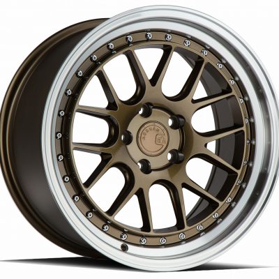 Aodhan DS06 Bronze w/ Machined Lip 18x8.5 (+35) 5x114.3