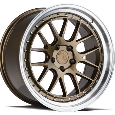 Aodhan DS06 Bronze w/ Machined Lip 19x9.5 (+22) 5x114.3