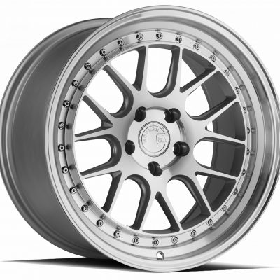 Aodhan DS06 Silver w/ Machined Face 18x8.5 (+35) 5x100