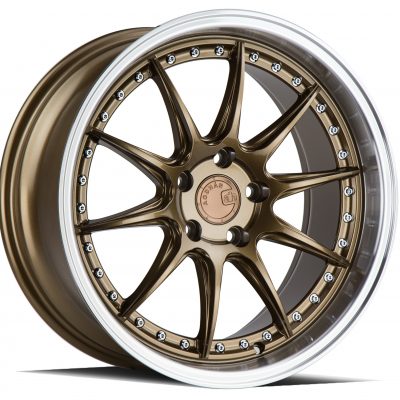 Aodhan DS07 Bronze w/ Machined Lip 18x8.5 (+35) 5x114.3