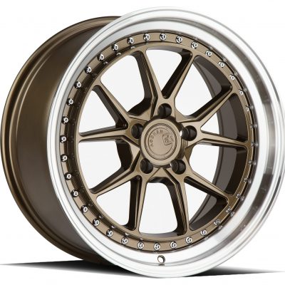 Aodhan DS08 Bronze w/ Machined Lip 18x9.5 (+30) 5x114.3