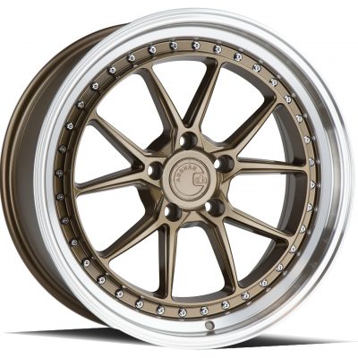 Aodhan DS08 Bronze w/ Machined Lip 19X8.5 (+35) 5X120