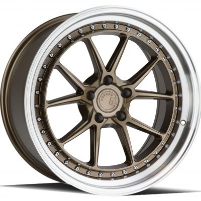 Aodhan DS08 Bronze w/ Machined Lip 19X9.5 (+15) 5X114.3