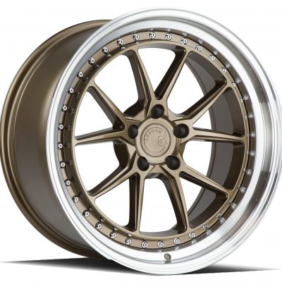 Aodhan DS08 Bronze w/ Machined Lip 19x11 (+22) 5X114.3