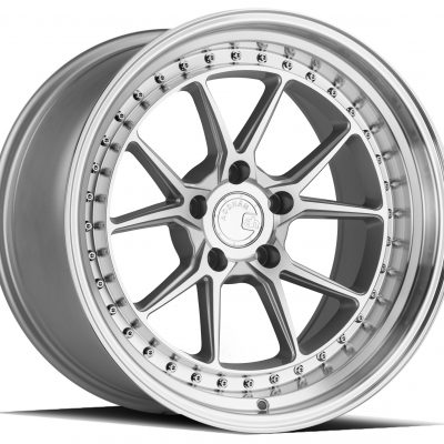 Aodhan DS08 Silver w/ Machined Face 18x10.5 (+15) 5x114.3