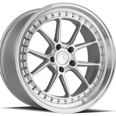 Aodhan DS08 Silver w/ Machined Face 19X9.5 (+15) 5X114.3