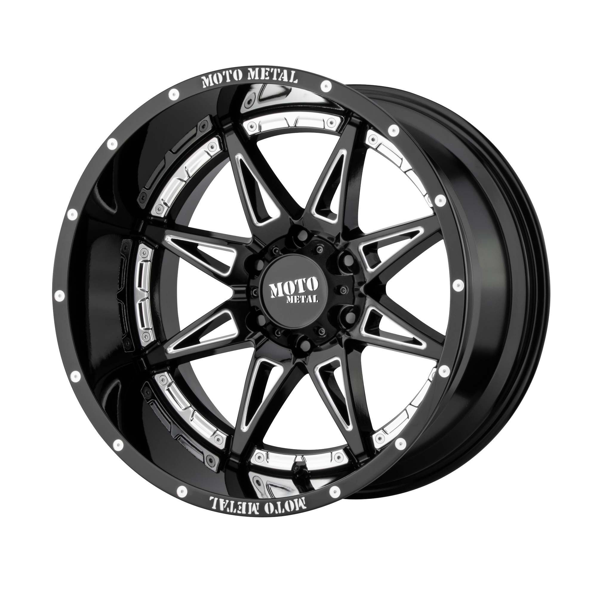 Moto Metal MO993 Hydra Gloss Black Milled 18x8.5 (+18) 6x114.3 | Lowest ...