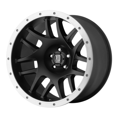 Xd Xd123 Bully Satin Black With Removable Aluminum Ring 17x8 (+0) 5x127