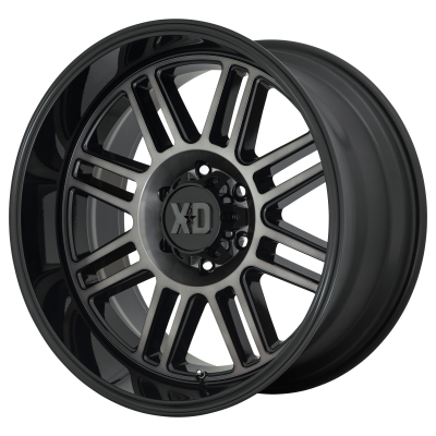 XD XD850 Cage Gloss Black With Gray Tint 22x10 (-18) 6x139.7