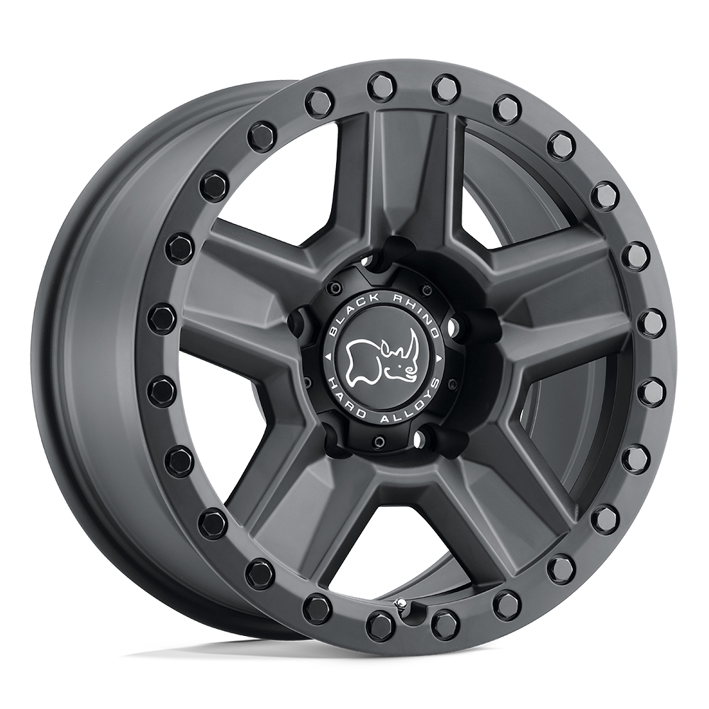 Black Rhino  Ravine  Matte Black  18x9  (+35)  6x132
