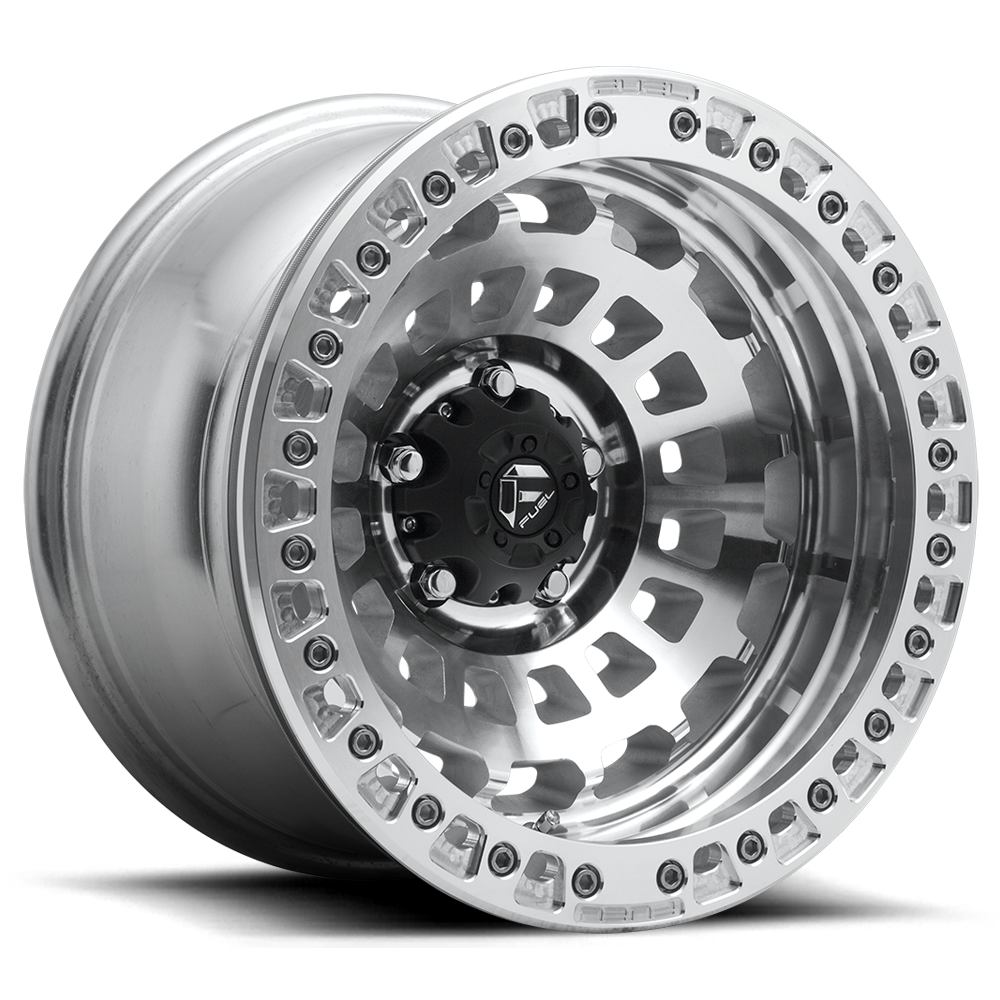 Fuel 1 Piece D102 Zephyr Bl - Off Road Only Gloss Machined 17x9 (-15) 5x127