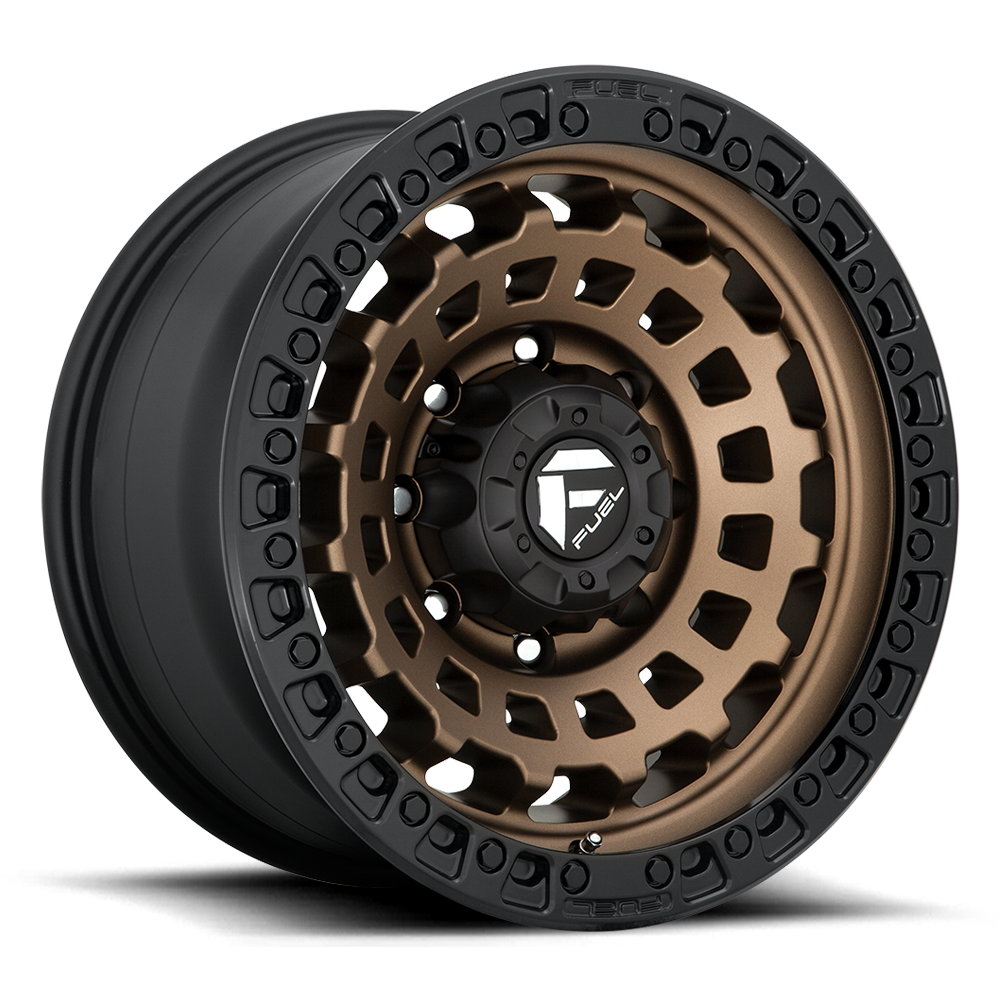 Fuel 1 Piece D634 Zephyr Matte Bronze Black Bead Ring 17x9 (+1) 5x150