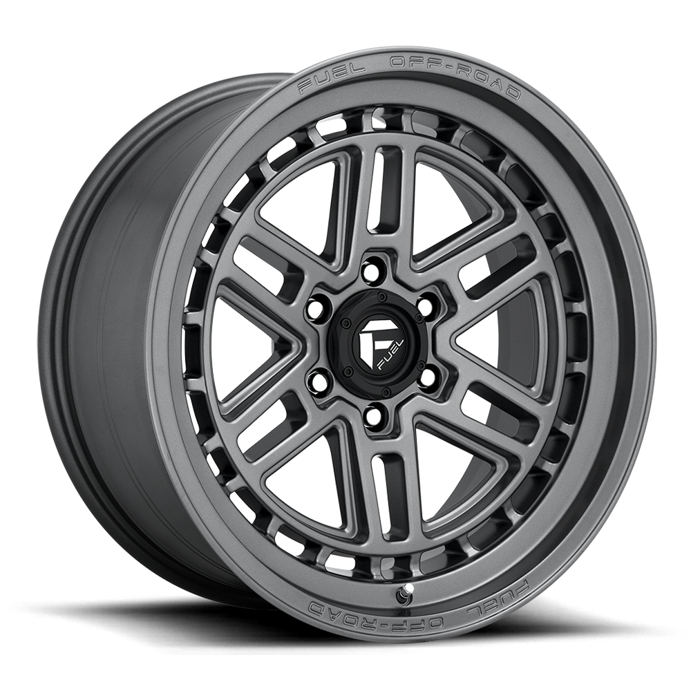 Fuel 1 Piece D668 Nitro Matte Gun Metal 20x9 (+1) 6x135