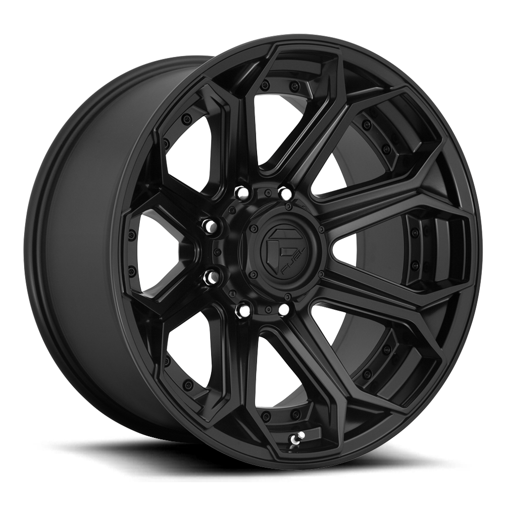 Fuel 1 Piece D706 Siege Matte Black 20x9 (+1) 8x170