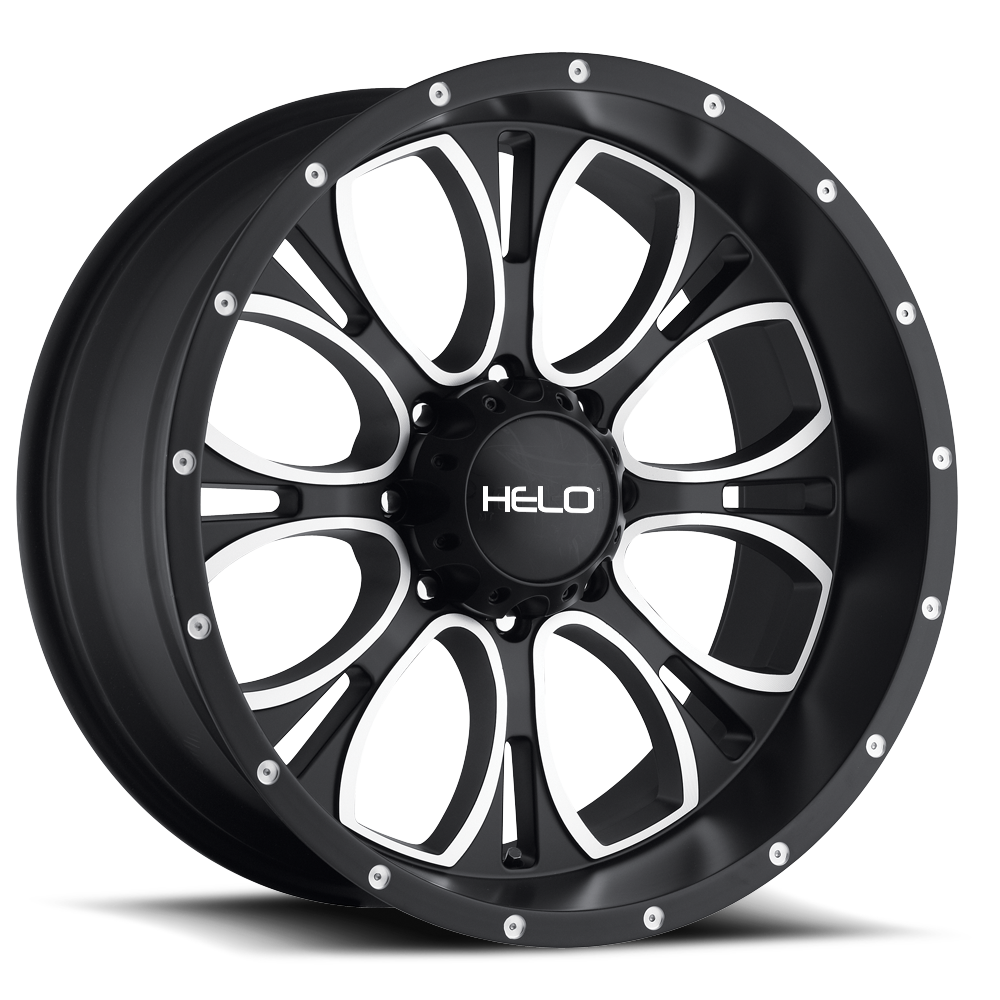 Helo HE879 Gloss Black Machined 17x9 (+18) 5x139.7