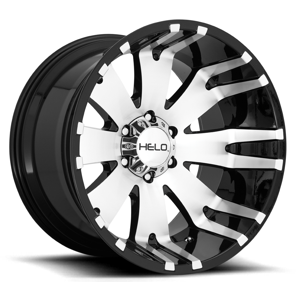 Helo HE917 Gloss Black Machined 20x9 (+18) 8x165.1