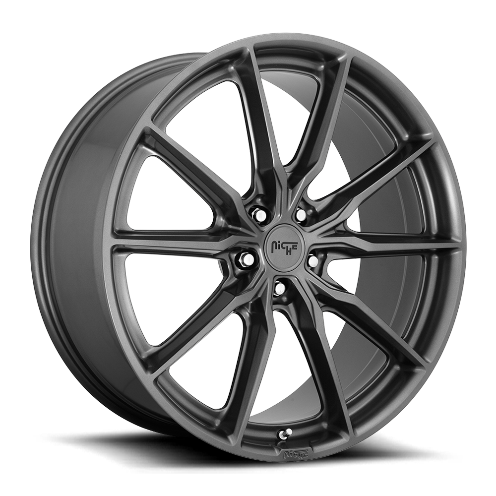 Niche 1 Piece M239 Rainier Matte Anthracite 20x10.5 (+40) 5x112