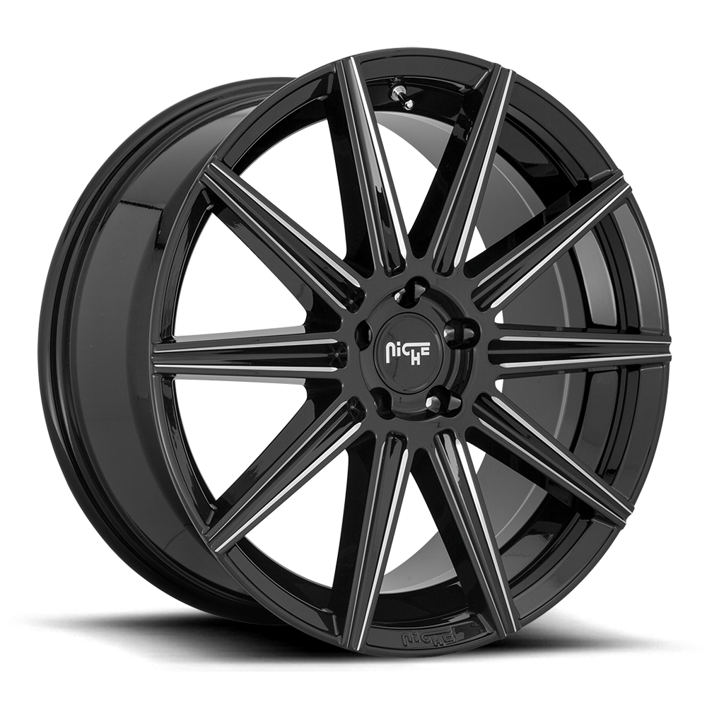 Niche 1 Piece M243 Tifosi Gloss Black Milled 20x9 (+38) 5x112