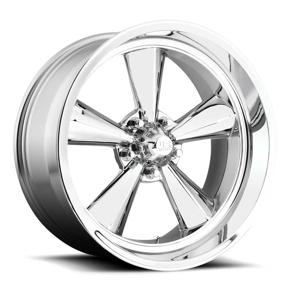 US Mag 1 Piece U104 Standard Chrome Plated 15x8 (+0) 5x114.3