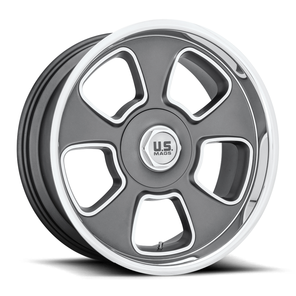 US Mag 1 Piece U125 Boulevard Matte Gun Metal 20x9.5 (+1) 5x127/5x135
