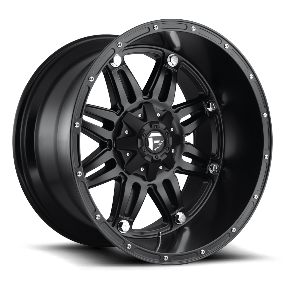 Fuel 1pc D531 Hostage Matte Black 17x9 (-12) 8x165.1
