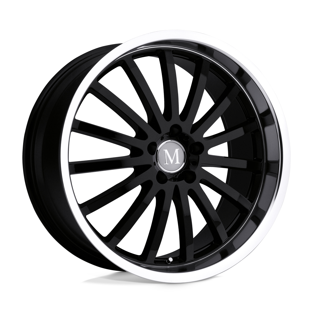 Mandrus  Millenium  Gloss Black With Mirror Cut Lip  18x9.5  (+35)  5x112