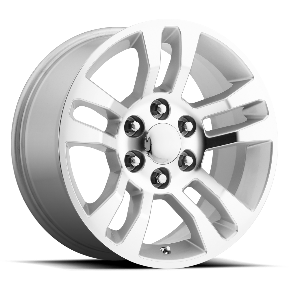 OE Creations PR175 Silver Machined 18x8 (+24) 6x139.7