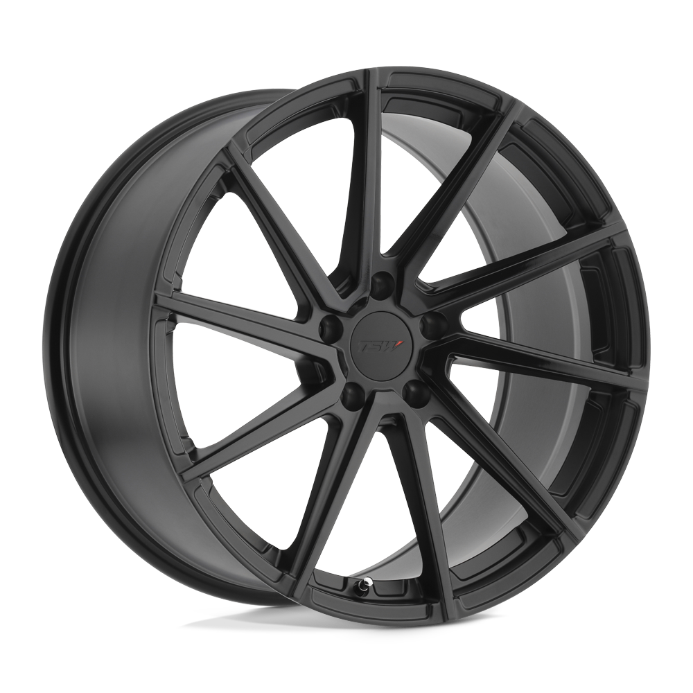 TSW  Watkins  Double Black - Matte Black W/Gloss Black Face  19x8.5  (+40)  5x114.3