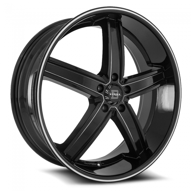 Blade Luxury Bl-402 5s Pharaoh 22x8.5 5x120 +35 Cb 74.1 Black Milled