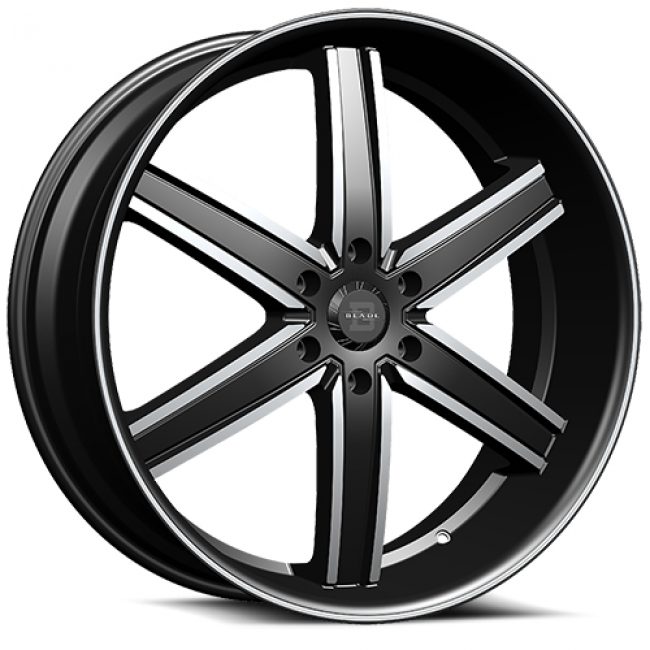 Blade Luxury Bl-402 6s Pizarro 26x9.5 6x139.7 +19 Cb 78.1  Black Machined
