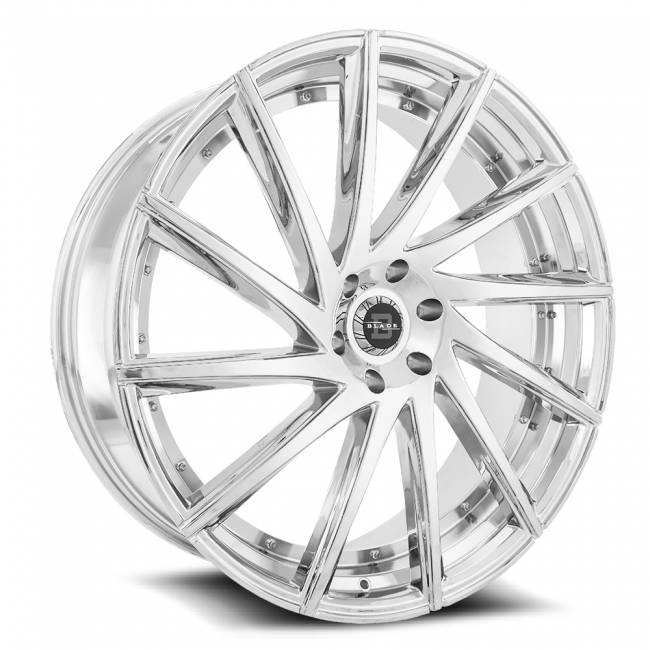 Blade Luxury Rt-457 Tundra 26x9 6x135 +25 Cb 78.1 Chrome With Machined Undercut, Blem