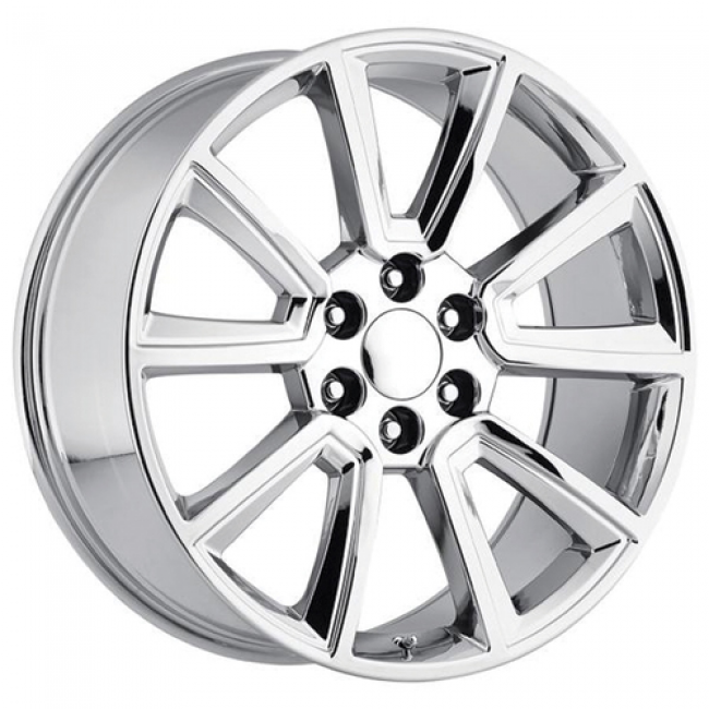 O.e. Revolution   C-08   26x10   6x139.7  +31 Cb 78.1  Chrome With Chrome Inserts