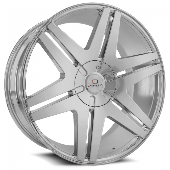 Cavallo Clv-17 20x8.5 6x135 6x139.7 +25 Cb 108 Chrome