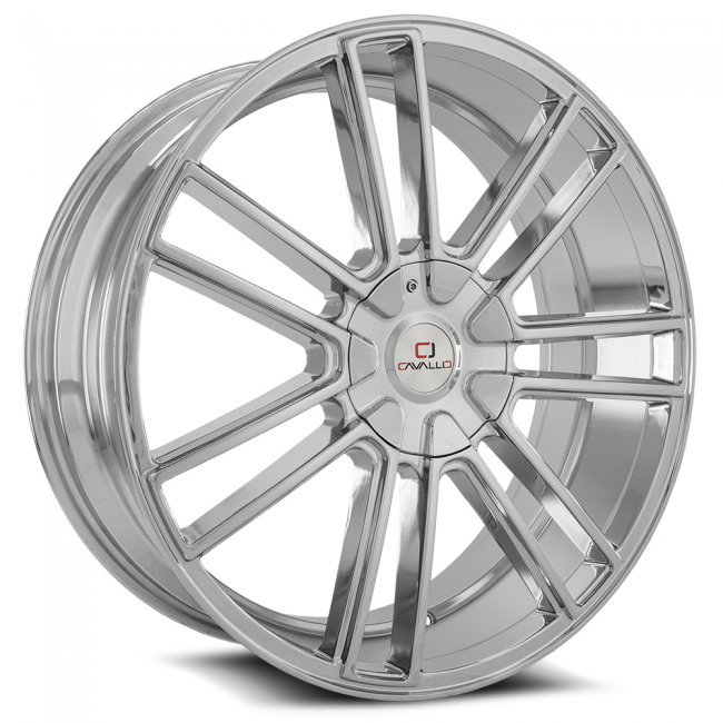 Cavallo Clv-21 22x8.5 5x112 5x114.3 +38 Cb 74.1 Chrome