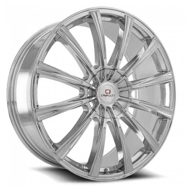 Cavallo Clv-23 18x8 Dt-4x108 4x114.3 +35 Cb 74.1 Chrome