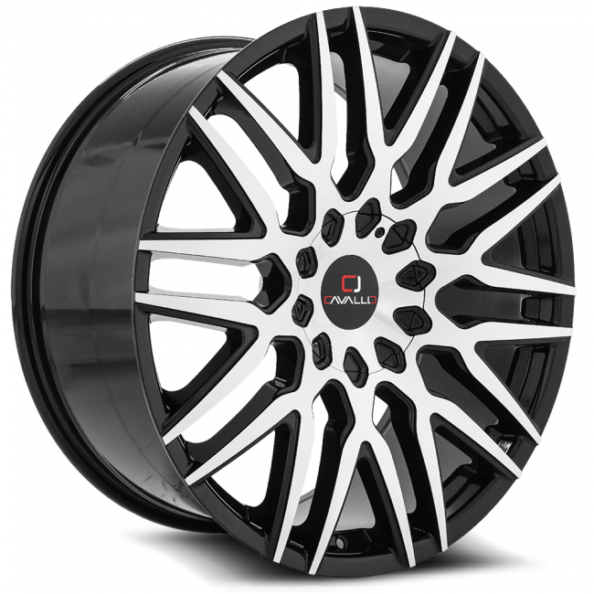 Cavallo Clv-24 20x8.5 5x114.3 5x120 +35 Cb 74.1 Nano Chrome