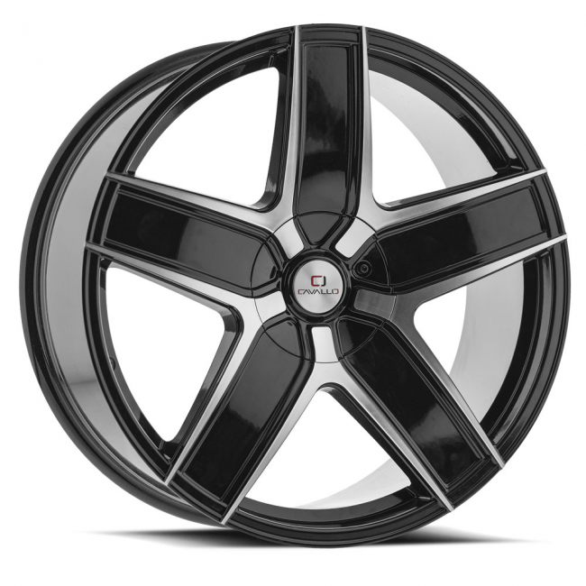 Cavallo Clv-3 18x8 5x110 5x114.3 +38 Cb 74.1 Black Machined