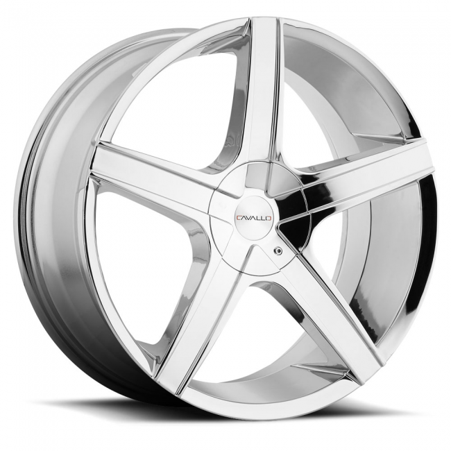 Cavallo Clv-3 22x8.5 5x112 5x114.3 +34 Cb 74.1 Chrome