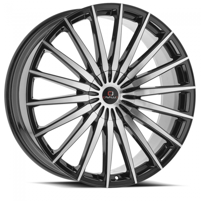 Cavallo Clv-34 20x8.5 5x112 5x114.3 +35 Cb 74.1 Nano Chrome
