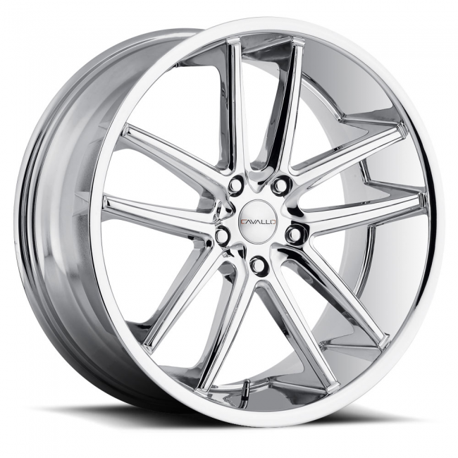 Cavallo Clv-4 22x9 5x120 +35 Cb 74.1 Chrome