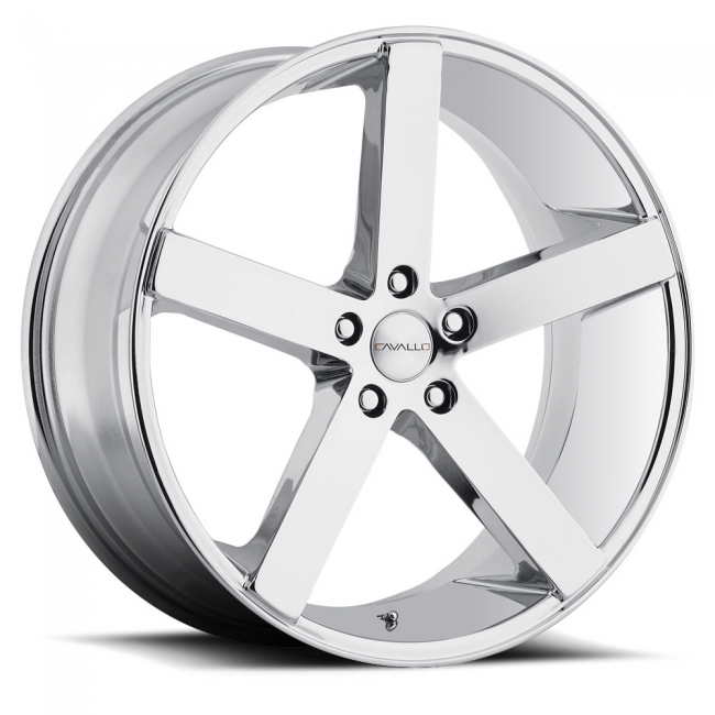 Cavallo Clv-5 20x8.5 5x114.3 +35 Cb 74.1 Nano Chrome