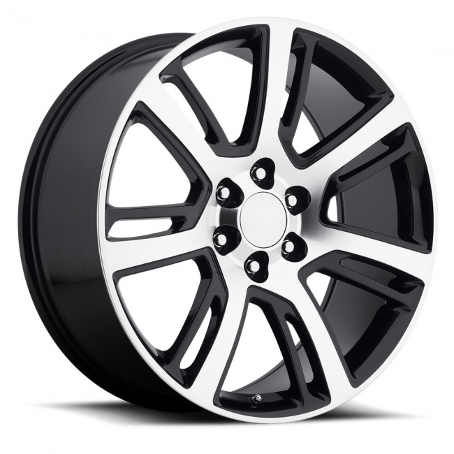 O.e. Revolution   D-04   22x9   6x139.7  +31 Cb 78.1 Gloss Black Milled