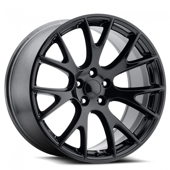 O.e. Revolution Dg-05 Gloss Black 22x10 (+18) 5x115