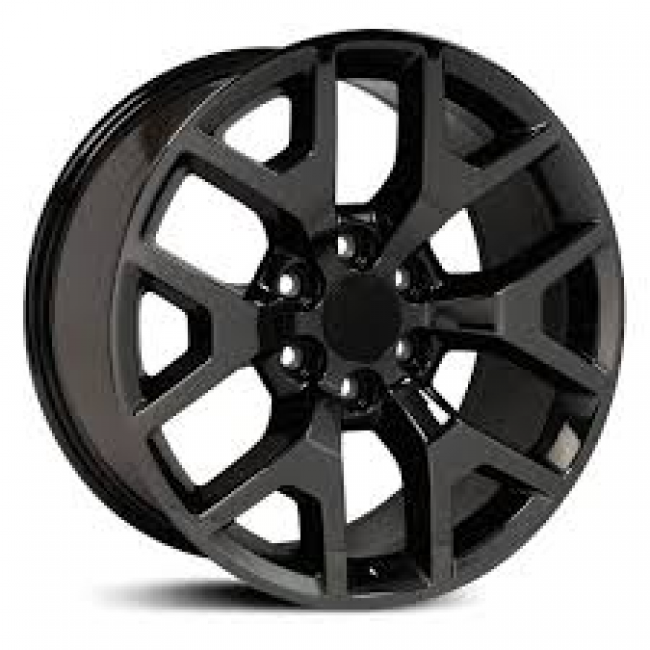 O.e. Revolution G-04 Gloss Black & Machined 22x9 (+31) 6x139.7