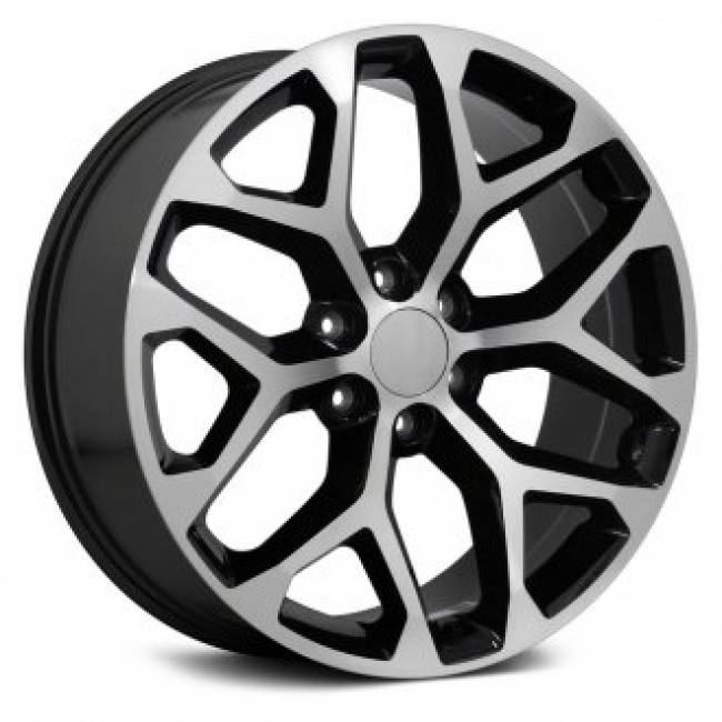 O.e. Revolution G-09 Gloss Black & Machined 20x9 (+27) 6x139.7