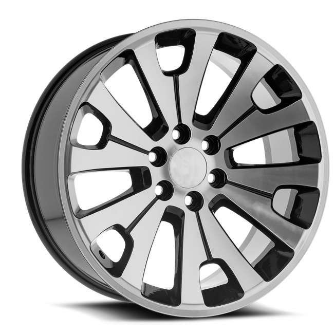 O.e. Revolution   G-12   22x9   6x139.7  +31 Cb 78.1  Gloss Black Machined Face